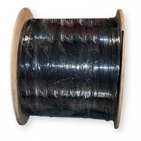 Cable Fibra Optica SAT Drop 1 hilo 1KM G657A1 MENSAJERO DE ALAMBRE LSZH
